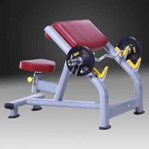 헬스장 피트니스 홈트 팔운동 이두운동 암컬 머신, A형 레드 바벨 미포함