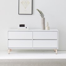 [에타홈] 찰스 2단 티브다이 TV다이 서랍장 원룸 슬림 낮은 거실장 1200, 멀바우