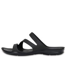 크록스(CROCS) 여성 스위프트워터 샌들 슬리퍼 블랙 203998-060
