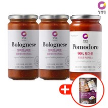 청정원 파스타소스 볼로네즈370g x2+포모도로370g x1+싱글까르보나라150g x1 증정, 1개