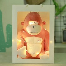 몽클 쿠션 털솜 금강오랑우탄 대전 고질라 난감 오랑우탄인형, C03-55cm, T02-주황색 보수 킹콩꼬치등토트팩