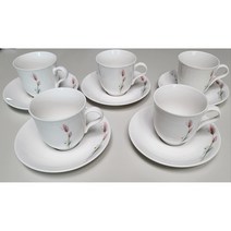 행남자기 뉴세비앙 글레이즈 커피잔 국산 예쁜 도자기찻잔 5인조 10pcs 사무실 대량구매