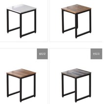 단단한 내구성 철제 프레임 1인용 사각 벤치 의자 인테리어 긴, 멀바우