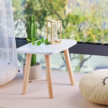 팔각소반 해주반 나주반 개다리소반 꽃 102981, 작은 흰색 길이 40cm 28cm