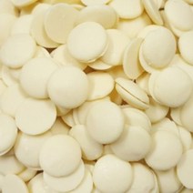 3499. 아이캄 커버춰 코인 초콜릿(화이트30%) 1kg [하절기 아이스박스 무료]