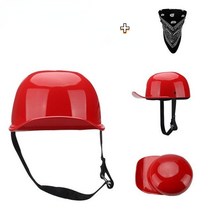 DAYU 빈티지 오토바이 헬멧 오픈 페이스 하프 페이스 헬멧, E