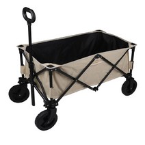 계단형 야외 피크닉을 위한 휴대용 접이식 왜건 100L 조정 가능한 트롤리 풀 카트 쇼핑 수하물, 01 Folding Wagon