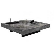 고급대리석식탁 거실인테리어 찻상 모던집꾸미기, 1.2m (베니스 브라운)