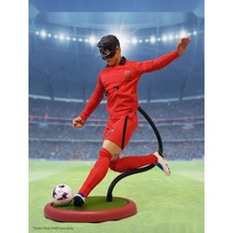 KUMIK 1/6 월드컵 대한민국 국가 대표팀 SON 손흥민 축구 액션 피규어, 마스크 버전 (마스크는 탈부착불가)