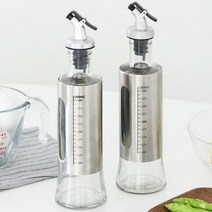 1+1 내열유리 오일병 소스병 350ML 2P세트, 상세페이지 참조
