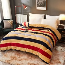 구스이불 오리털 거위털 이불 싱글 더블 침구 camelhair 슈퍼 따뜻한 겨울 양모, 220x240cm 4.0kg, 유형 4