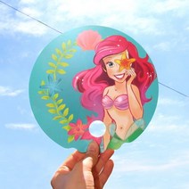 인어공주 안티 박테리아 필름 종이부채 학생 선물, 럭키AZ쇼핑몰 3.인어공주_드림, 럭키AZ쇼핑몰 본상품선택