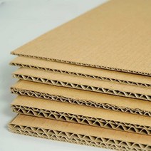 양면골판지 두꺼운 골판지 종이 종이 보드 5mm 10장, 5겹 약 6mm 40x80cm(10개입)