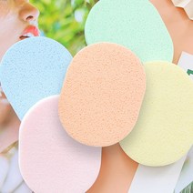 디엠몰 4P 무지개떡 보들보들 스펀지 15mm 클렌징 퍼프 세안 쿠션 패드 모공클렌징, 랜덤색상15mm
