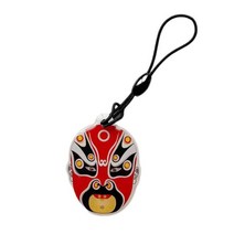 1 개 EM4305 T5577 ID 재기록 가능 125Khz 키 Fobs RFID 카드 체인 링 Keyfob 만화 배지 Fob 빈, [06] 라이트 브라운