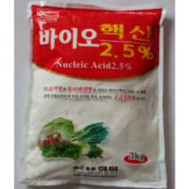 화미 바이오핵산 2.5%, 3kg, 5개