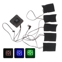 전기방석 온열방석 휴대용 USB 쇼파 사무실 낚시 캠핑 야구장 발열시트 DIY USB 전기 온열 재킷 발열 패드, 03 As pictures shown