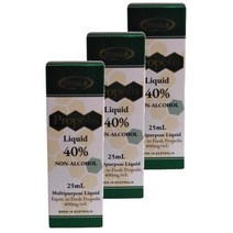오리진에이 프로폴리스 리퀴드 40% 논 알코올 25ml 3팩 Origin-A Propolis Liquid 40%