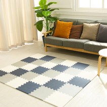 아기퍼즐매트 어린이집매트 층간소음 10P 30X30X1.2cm, 아이보리