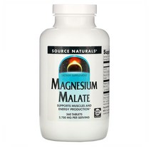 Source Naturals 마그네슘 425mg 말릭산 360정 1개