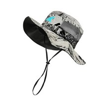 KastKing Sol Armis UPF 50 Boonie Hat - 태양 보호 모자 낚시 해변 및 하이킹 패들링 조정 카약 모자, A Prym1 실버 미스트, A Prym1 Silver Mist