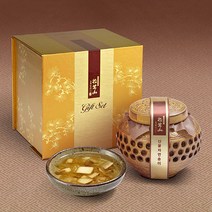 산꿀자연송이 명품 1호 2호 (국내산자연송이를 담은 국내산벌꿀) 도자기, 1호- 400g
