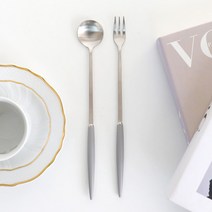 [리넥] BSF 에펠보겐비쥬 실버 커트러리 롱티스푼롱티포크2종, 색상:퍼플