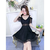 에이라인 원피스 97331 미스트 크림 페이스 스타일의 새로운 모델이다 야간공연 여성의류 트렌드 끈나시 슬립 13397874