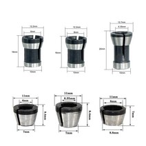 6MM/6.35MM/8MM 콜렛 척 어댑터 조각 트리밍 기계 기계 제조용 전기 라우터 콜릿 척, B