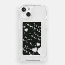 168cm(카드탱크) 무드스윙 Iphone X.Xs:블랙, 1개