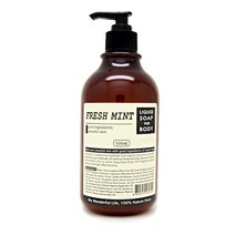 비누원 후레쉬민트 500 바디클렌저 바디워시, 1개, 500ml