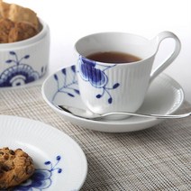 [Royal Copenhagen] 로얄 코펜하겐 블루 플루티드 메가 하이핸들 찻잔＆받침, 단품 2382092