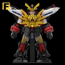 반다이가오가이거 미니프라 킹 데볼루션 팬텀가오 RG뉴건담 헤븐 용자열전 골격 메탈릭코팅 황금버전 용사왕, 01