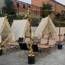 야외 홈스테이 경치 좋은 캠핑장 케이터링 바베큐 삼각, 삼각형3x2미터총높이3.1미터