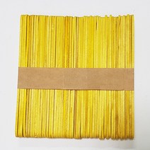 꾸미기만들기 하드스틱, 하드스틱/대15cm/노랑