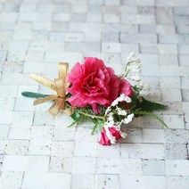 포유더샵 카네이션코사지 조화 코사지, 카네이션조화코사지-핑크1개