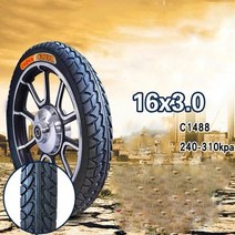 16인치 305 미니벨로 자전거 bmx 튜브 설상차 162024263.0 내부 및 외부, 16x3.0 타이어