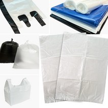 쓰레기봉투20L(투명) 100매/평판/비닐봉투/재활용봉투, 단품