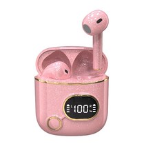 무선전화기 유뮤선전화기 레트로 방수 무선 이어 버드 HIFI 사운드 헤드폰 블루 치아 5.2 마이크 터치, [03] Pink