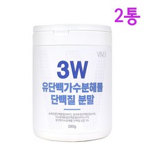 유단백가수분해물 프로틴 단백질 파우더 WPC WPI WPH 근손실 식사대용 쉐이크, 2통, 본제품