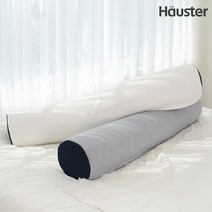 하우스터 국산 바디필로우 베개 커버, 삼중직 화이트