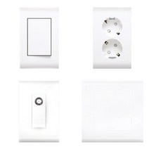 나노 오딧세이 전기 전등 인테리어 스위치 방우 방 거실 벽 매립 콘센트 커버 교체, 01.오딧세이_스위치 단로 1구