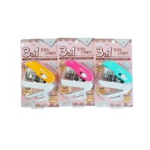 INOZTO 침없는 스테플러 스템플러 3in1 (SSN3N1), 그린