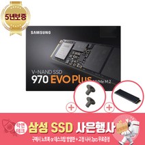 삼성전자 정품 970EVOPLUS 250G 500G 1T 2T + 사은품증정(고정나사2pcs + 방열판 증정), 데스크탑용방열판+고정나사2pcs