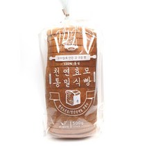 위밀 100% 통밀 천연효모 우리밀 통밀식빵500g 통밀빵, 1팩, 500g