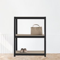베란다선반 팬트리장 철제수납장 3단 1100 x 500 x 750, 화이트