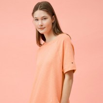 타미힐피거 릴렉스 슬럽 오픈넥 미디 드레스 (T22C3TDR112WT3TKM)