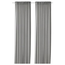 이케아 군라우그 흡음커튼2P 그레이 145x250cm 폴리에스테르