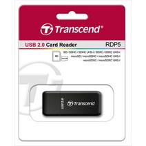트랜센드 RDP5 TS-RDP5K 카드 멀티 리더기 (신형) 멀티리더기, 모델