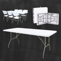 듀라 테이블 1800 1500 접이식 브로몰딩 행사 캠핑